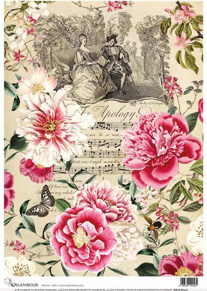 Calambour The Apology Floral Symphony A3 Rice Paper