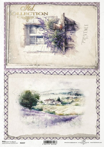 ITD Collection Provence Chateau 2 Pack Rice Paper