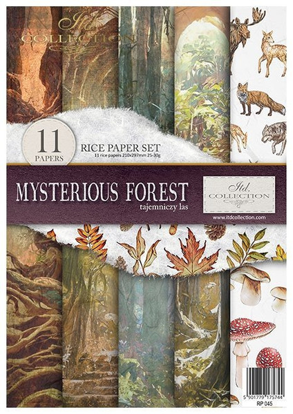 ITD Collection Mysterious Forest 11 Pack Rice Papers