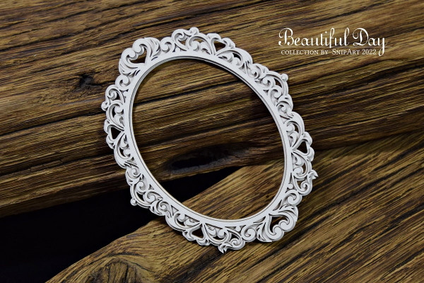 Snipart Beautiful Day Frame 2 Oval Layered Frame