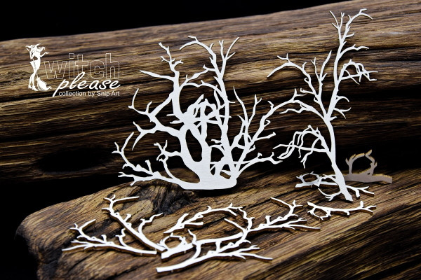 Snipart Witch Please Branches Set Chipboard