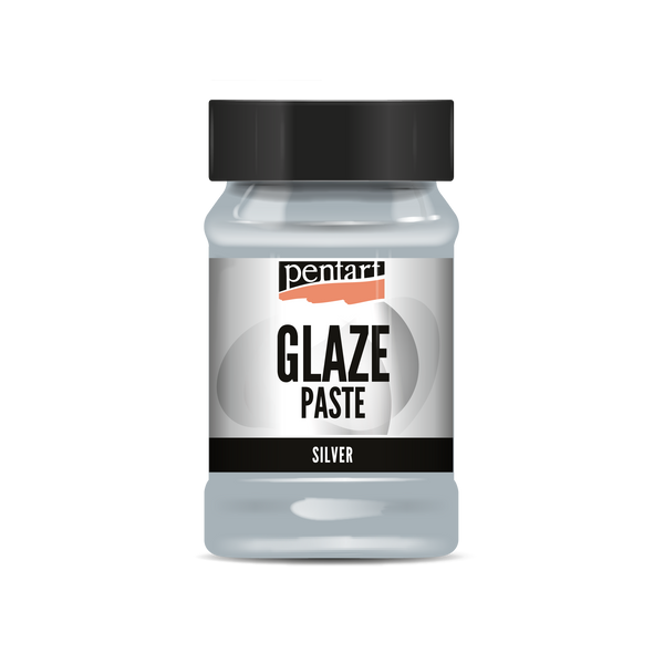 Pentart Glaze paste 100 ml silver