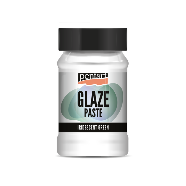 Pentart Glaze paste 100 ml iridescent green