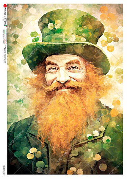 Paper Designs The Happy Leprechaun A4 Rice Paper