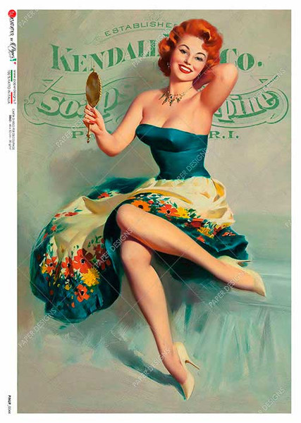 Paper Designs The Housewife Pinup A3 Rice Paper