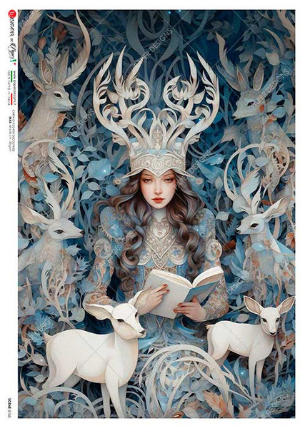 Paper Designs The Queen of Winter A1 Rice Paper