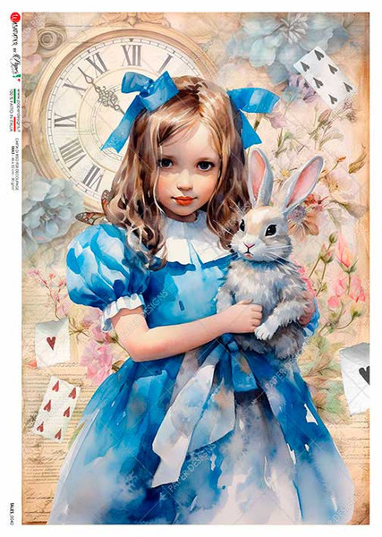 Paper Designs Alice in Wonderland A4 Rice Paper
