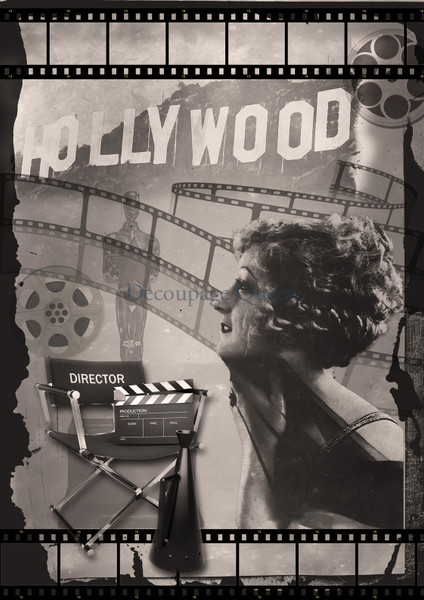 Decoupage Queen Hollywood A3 Rice Paper