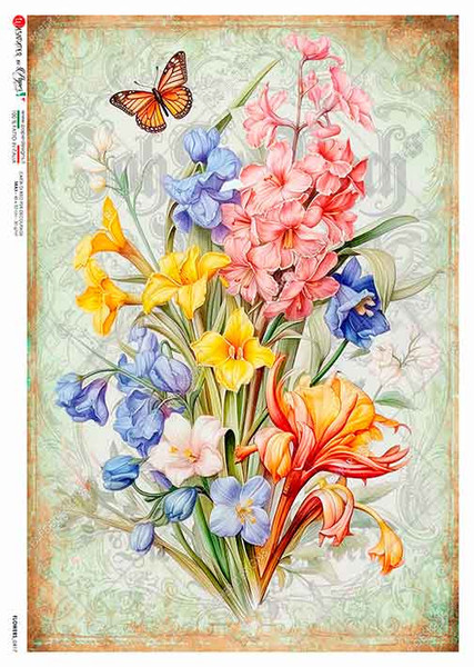 Paper Designs Spring Wildflower Bundle A3 Rice Paper