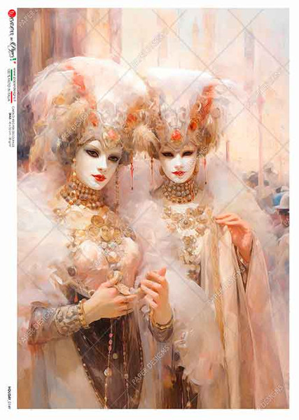 Paper Designs Golden Masquerade A4 Rice Paper