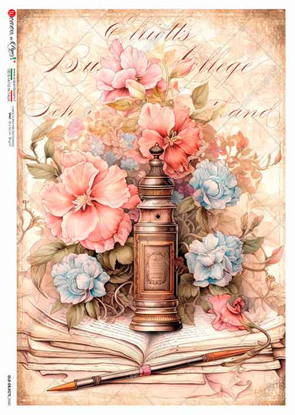 Paper Designs Floral Journal A3 Rice Paper