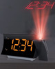 817-83957 La Crosse Curved LED Projection Alarm Clock with Radio