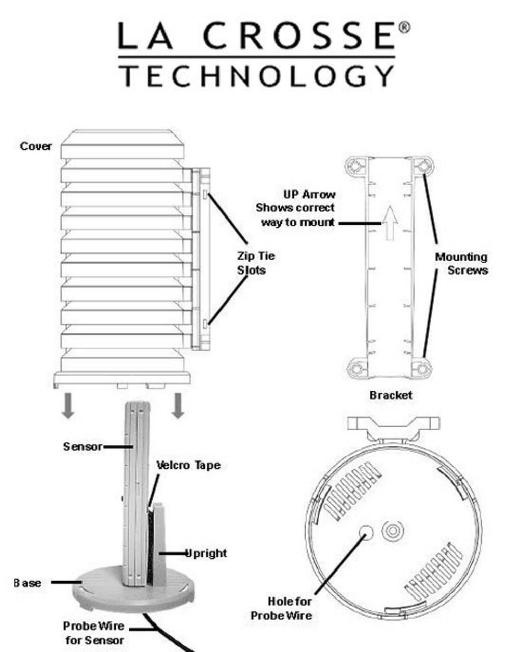 925-1418 La Crosse Sensor Weather Shield