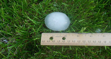 Hailstone sizes