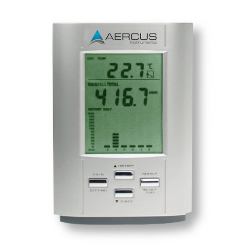 Aercus Instruments - Wireless Professional Rain Gauge with In/Out Temperature