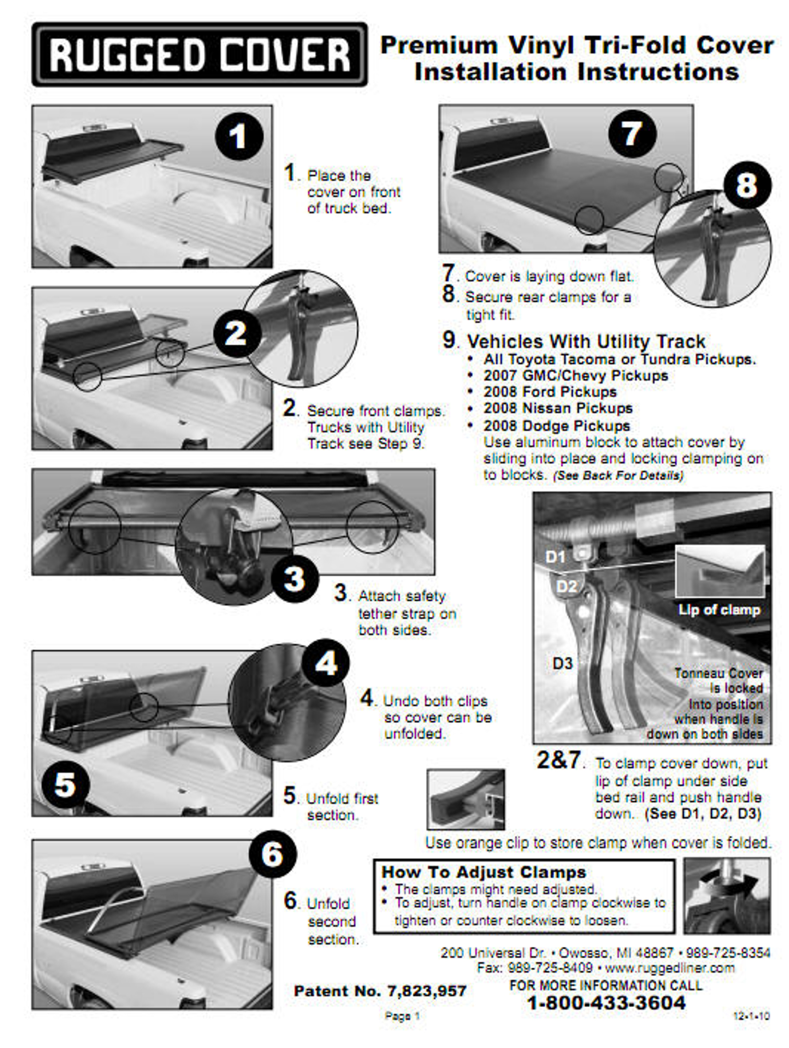New Rugged Cover Folding Tonneau Cover TJ's Truck Store