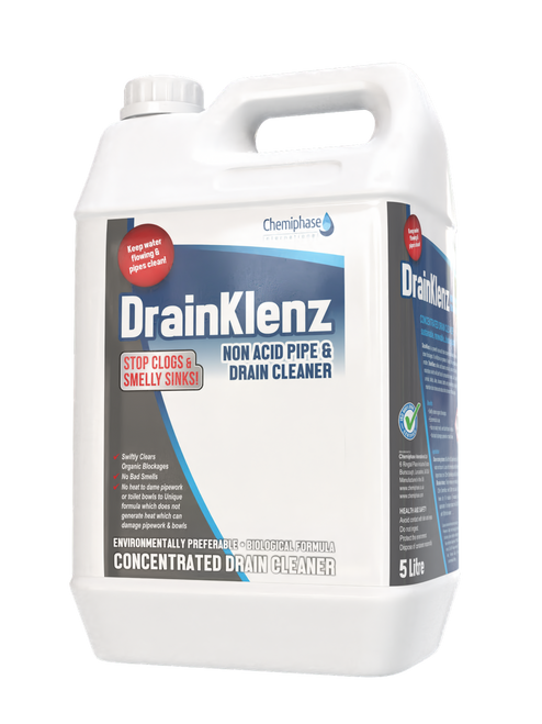 Drainklenz - Non Acid Pipe & Drain Cleaner 1 x 5 Litres