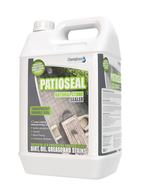 Indian Stone Sealer, Sandstone, Granite, Limestone - PatioSeal - 5 Litres