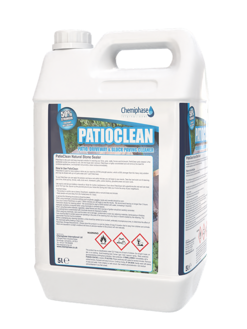 PatioClean Patio Cleaner Driveway & Block Paving Cleaner 5 Litres