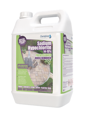 Winter Proof Your Patio - Sodium Hypochlorite 14-15%  Winter Proof Your Patio - Sodium Hypochlorite 14-15%