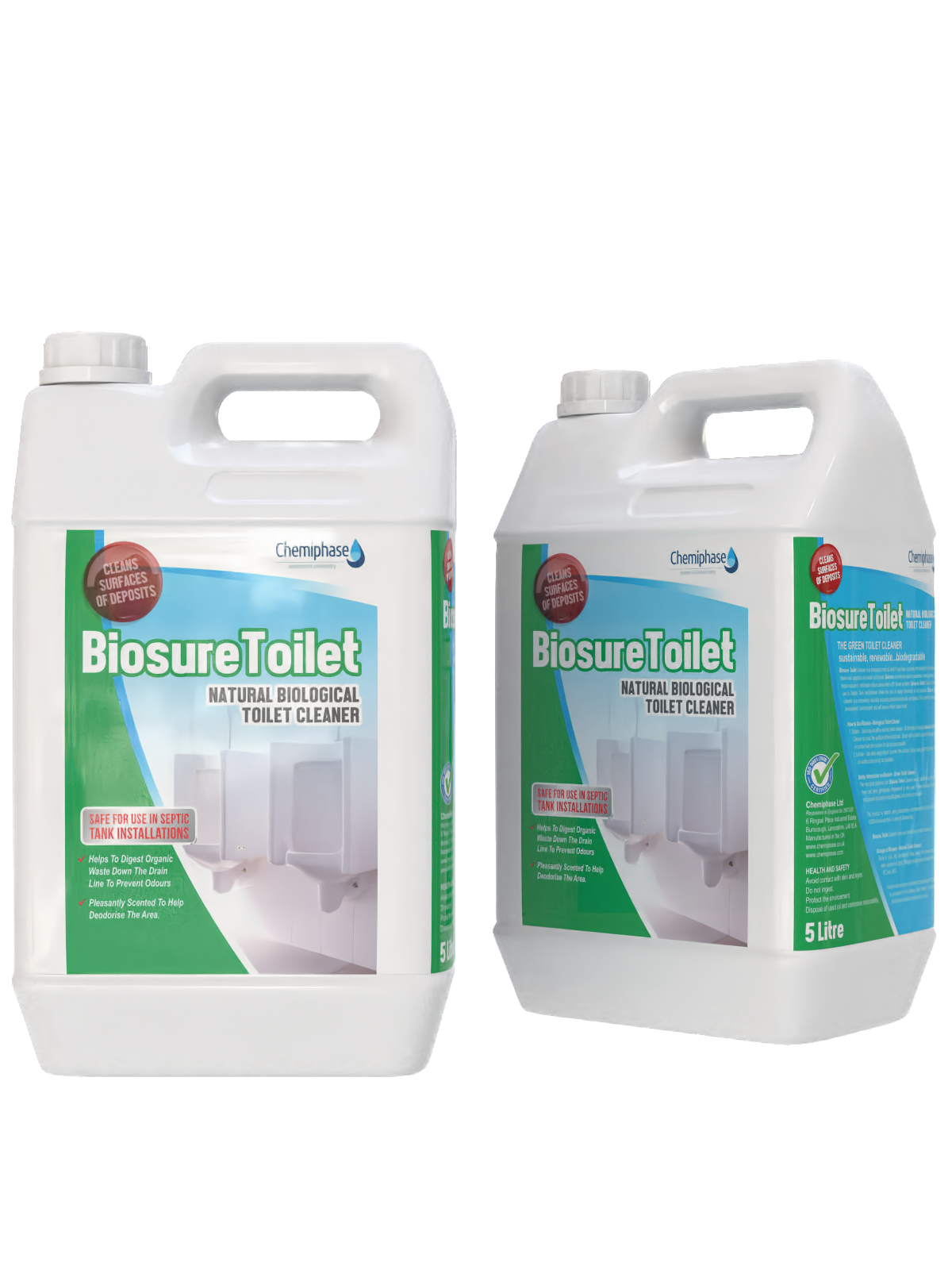 BIOHY Sanitary & Toilet Cleaner Set 10 Litre Canister Eco Urine Stone