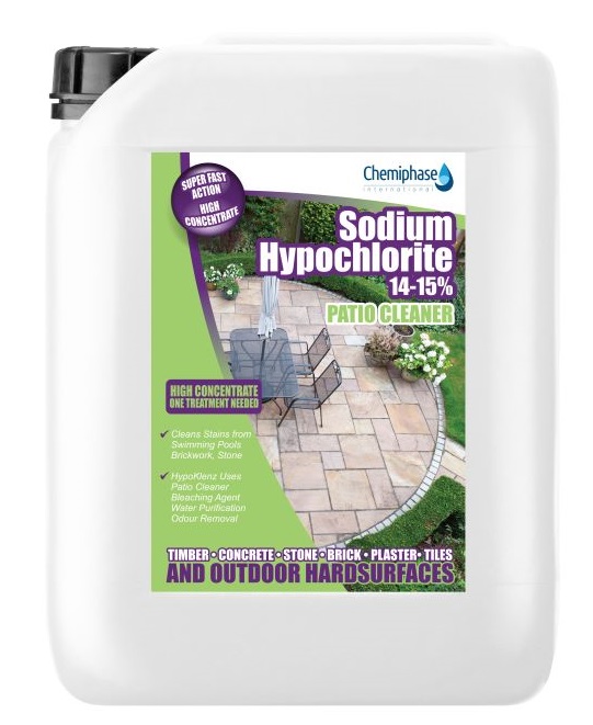 How to Clean your patio with Sodium Hypochlorite Chemiphase