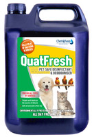 Quatfresh – Dog Kennel Disinfectant, Pet Safe Disinfectant & Deodouriser 5 Litres