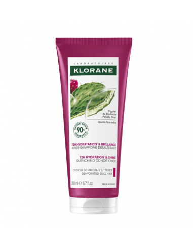 KLORANE Hidratación y Brillo Acondicionador hidratante al Higo de Barbaria 200 ml