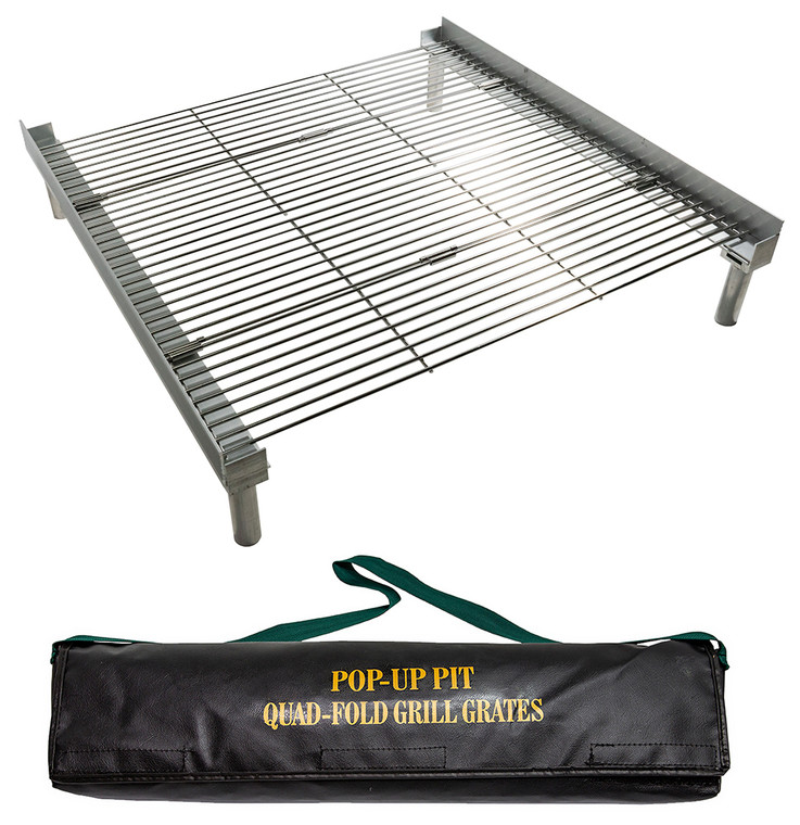 Fireside Outdoor Quad-Fold Grill