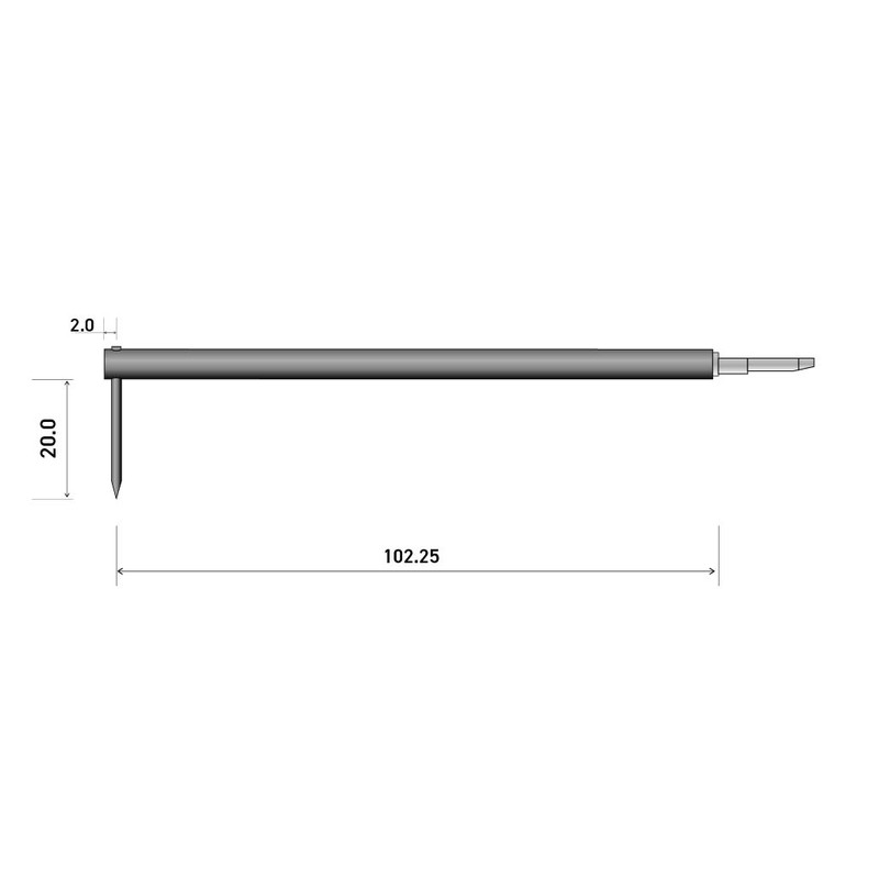 120mm 30° 20um Conical NFTS Stylus Arm