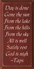 Day Is Done Gone The Sun From The Lake From The Hills From The Sky All Is Well Safely Rest God Is Nigh ~ Taps Sign
