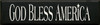 God Bless America Wood Sign