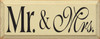 Mr. & Mrs. Wood Sign