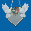 Wedding Doves Personalized Ornament