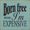 Born Free Now I'm Expensive Cute Wood Sign Wood Sign Born Free Now I'm Expensive Cute Wood Sign Wood Sign