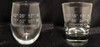 Custom Etched Latitude and Longitude Glasses Set of 4