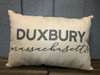 Custom (Town) and (State) Pillow 20"W x 12"H