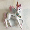 Unicorn Glitter Ornament 3.5" Resin Full Body Ornament