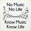 No Music, No Life Know Music, Know Life