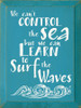 We can't control the sea, but we can learn to surf the waves