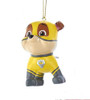 Rubble On The Double! Paw Patrol™ 3.5 Inch ornament! Rubble On The Double in his yellow Superhero Outfit with Cape