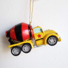 Kids Construction Vehicle Ornament - Cement Truck