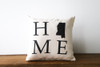 Custom Home State Pillow