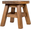 Horse Step Stool Hand Carved Solid Acacia Sturdy Wood Stool For Children or Adults 10x10.5x10