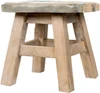 Whale Step Stool Hand Carved Solid Acacia Sturdy Wood Stool For Children or Adults 10x10.5x10