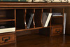 Solid Oak Drop Front Secretary Desk 32W x 17D 41.5H Great Laptop Desk
