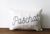 Custom Last Name With Established Year Rectangle Pillow