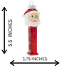 Santa PEZ Dispenser Ornament 5.5 Inches