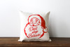 Don't Stop Believin' with Santa Claus - Christmas Square Pillow