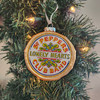 The Beatles Sargent Pepper Drum Glass Ornament 3.9 Inches